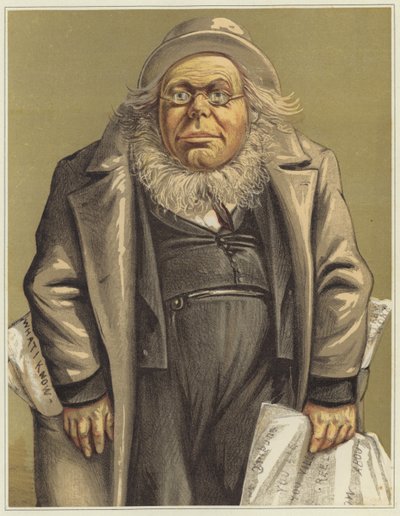 ホレス・グリーリーの風刺画 作： Thomas Nast