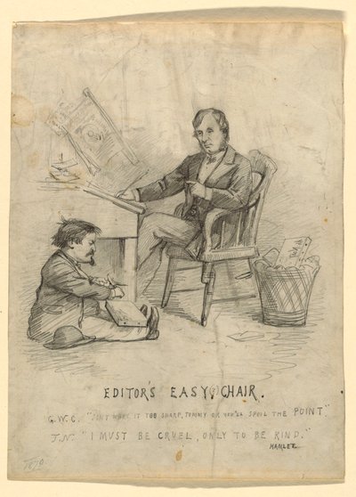 素描（アメリカ）、1870年 作： Thomas Nast