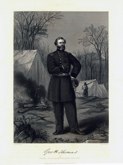 「ジョージ・H・トーマス元帥」（北軍） 作： Thomas Nast