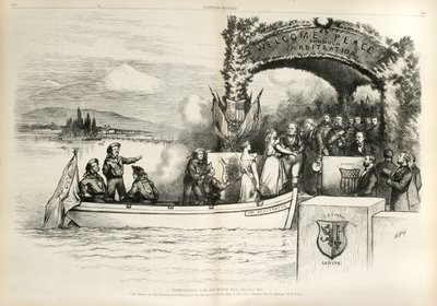 国際法-より良い方法...、1874年（木の彫刻） 作： Thomas Nast