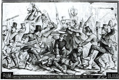 「ハーパーズウィークリー」1867年から祝う日 作： Thomas Nast