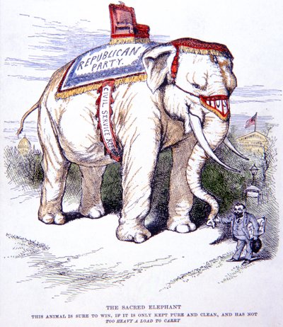 セイクリッド・エレファント」とは 作： Thomas Nast