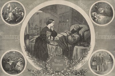 米国衛生委員会ヒロインたち 作： Thomas Nast
