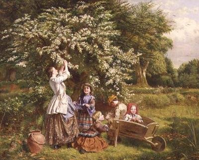 5月の花の採取 作： Thomas P. Hall
