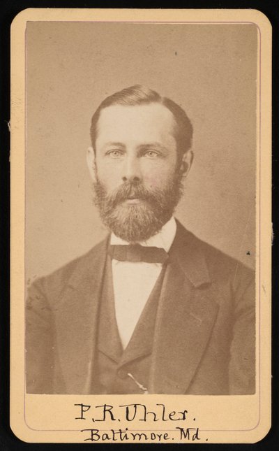 フィリップ・リース・ウーラーの肖像、1835～1913年、1860年代頃。 作： Thomas P Varley