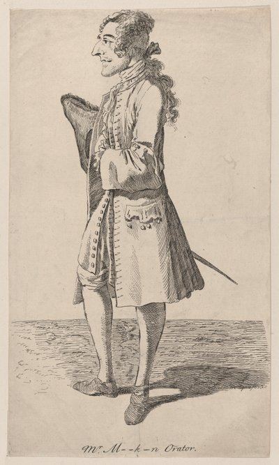 マックリン雄弁家、1750-80年、1750-80年。 作： Thomas Patch