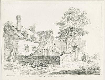 コリッチ-ホールフラットハウス：ペンとインクの描画 作： Thomas Peploe Wood