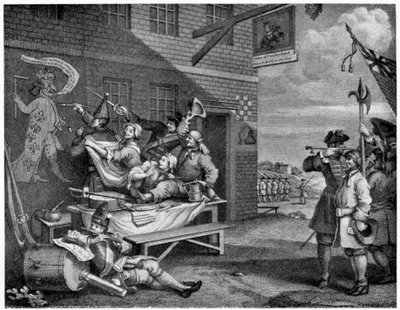 侵略、イギリス」、c1834-1860 1910. 作： Thomas Phillibrown