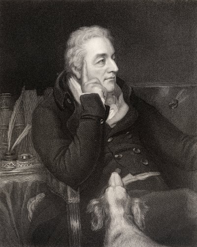 「ナショナルポートレートギャラリー、ボリュームIV」からHRクック（fl.1813-1847）によって彫刻されたエグレモントの3代目伯爵、ジョージウィンダム、1835年に出版 作： Thomas Phillips