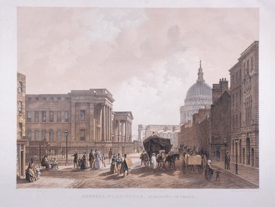 一般郵便局、ロンドン、1852 作： Thomas Picken