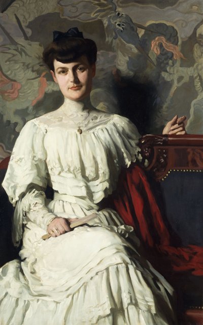 マルト・ヒエンツの肖像、c。 1906 作： Thomas Pollock Anschutz