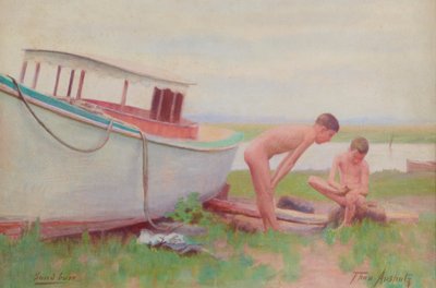 サンドバー、カリフォルニア州。 1894年。 作： Thomas Pollock Anshutz