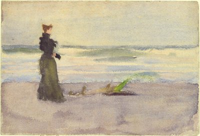 浜辺の女 作： Thomas Pollock Anshutz