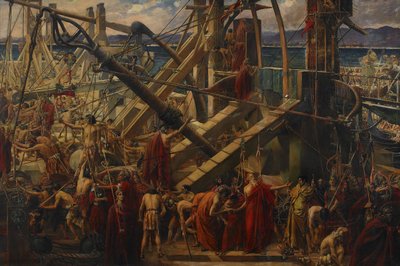 シラキュースの包囲、1895 作： Thomas Ralph Spence