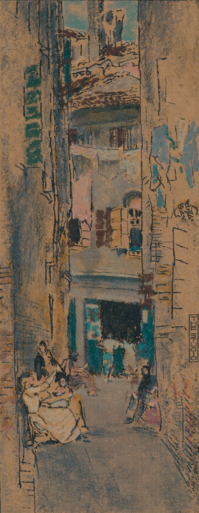 ビーズストリンガー、ベニス、c1904 作： Thomas Robert Way