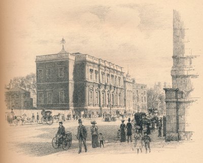 ホワイトホール宮殿のバンケットホールの外観、1902年 作： Thomas Robert Way