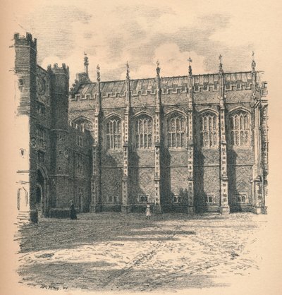 ハンプトンコート宮殿の大ホール、1902 作： Thomas Robert Way