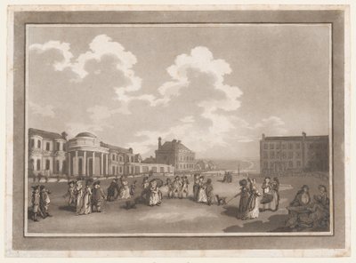 スタイン ブライトヘルムストーンへの遠足、1790 年 6 月 1 日、1790 年 6 月 1 日。作成者: Thomas Rowlandson、Samuel Alken。 作： Thomas Rowlandson, Samuel Alken