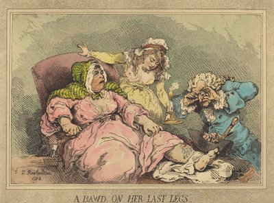 彼女の最後の足のバウド 作： Thomas Rowlandson