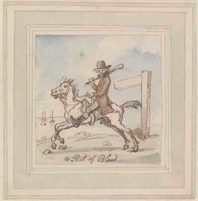 ほんの少しの血 作： Thomas Rowlandson