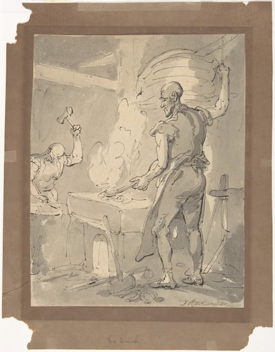 鍛冶屋 作： Thomas Rowlandson