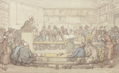 本のオークション 作： Thomas Rowlandson