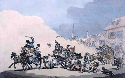 カートレース』（ウィリアム・ホランド著 作： Thomas Rowlandson