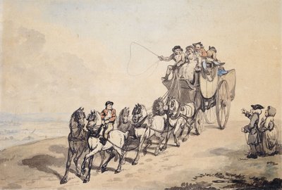 コーチングシーン、 作： Thomas Rowlandson