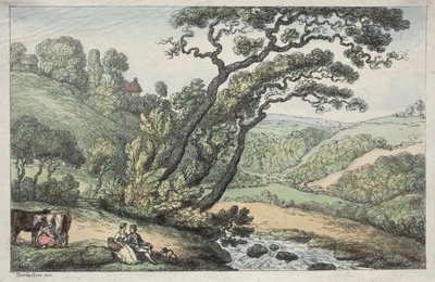 コーニッシュビュー、1810年。 作： Thomas Rowlandson