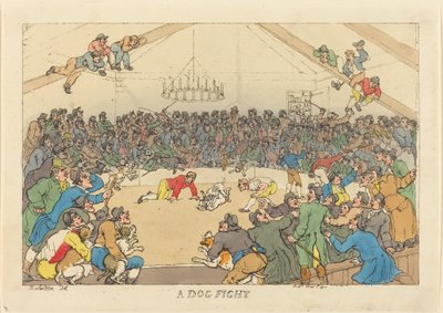 ドッグファイト 作： Thomas Rowlandson