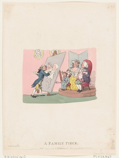 ファミリー ピース、1803 年以降の再発行、1803 年以降の再発行。 作： Thomas Rowlandson