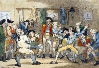 フェンシングの試合 作： Thomas Rowlandson