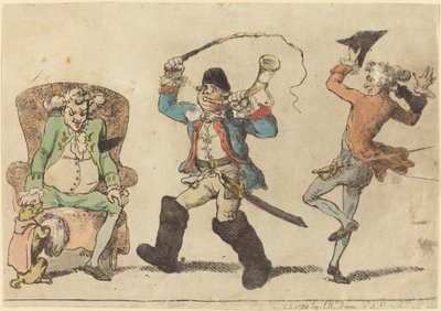11月のフランス人 作： Thomas Rowlandson