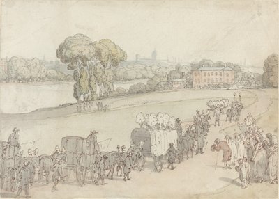 葬列 作： Thomas Rowlandson