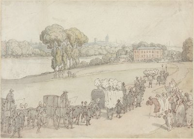 葬列 作： Thomas Rowlandson