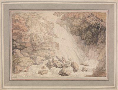 高い滝 作： Thomas Rowlandson