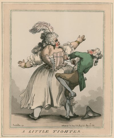 少しきつい 作： Thomas Rowlandson