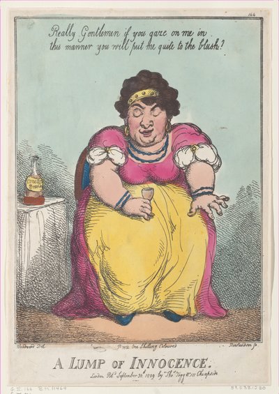 無垢の塊、1809 年 9 月 30 日、1809 年 9 月 30 日。 作： Thomas Rowlandson