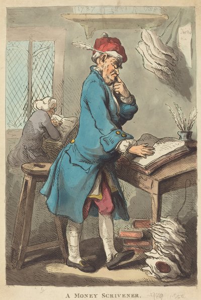 お金の書士 作： Thomas Rowlandson