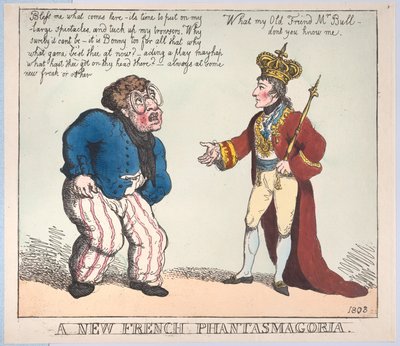 新しいフランスのファンタスマゴリア、1803., 1803. 作： Thomas Rowlandson