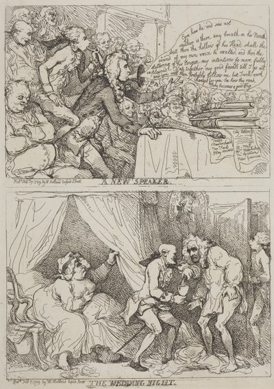 新作アルバム『The Wedding Night』 作： Thomas Rowlandson