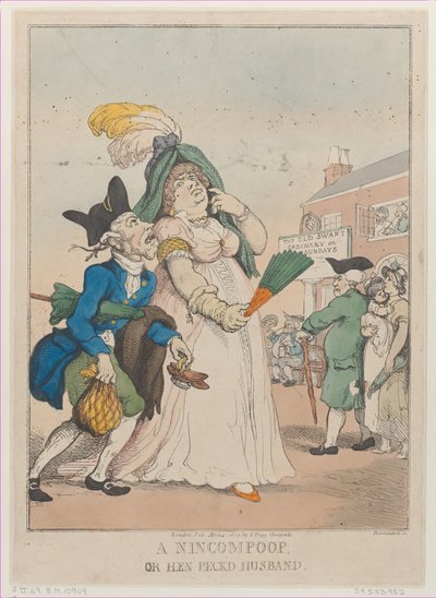 1807 年 4 月 24 日、Nincompoop、または Hen Peck
