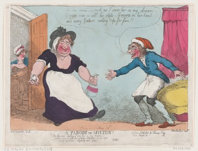 ミルトンのパロディ, 1807., 1807. 作： Thomas Rowlandson
