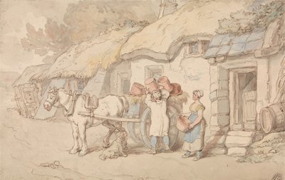 出かける陶芸家 作： Thomas Rowlandson