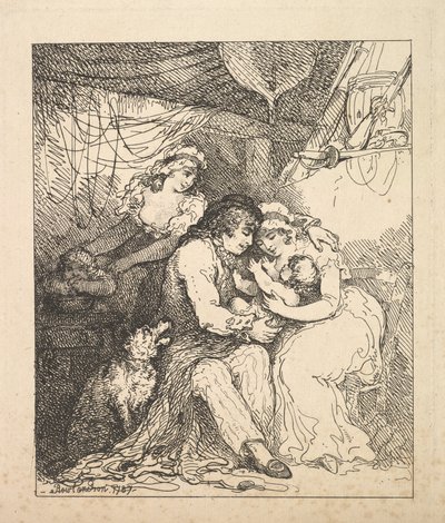 船乗りの家族 作： Thomas Rowlandson