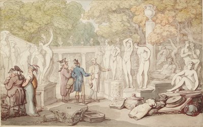 スタチュアリー・ヤード（19世紀頃 作： Thomas Rowlandson