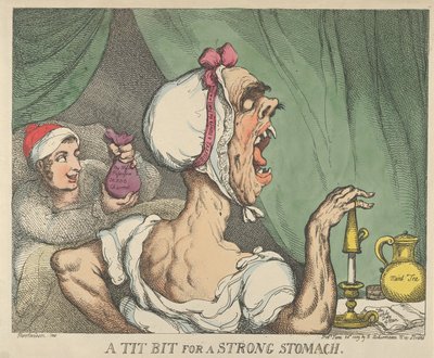 A Tit Bit for a Strong Stomach, June 20, 1809., June 20, 1809. 作： Thomas Rowlandson