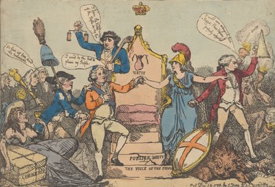 タイムズに触れる、1788 年 12 月 29 日、1788 年 12 月 29 日。 作： Thomas Rowlandson