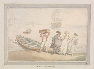 ブラックウォールの眺め 作： Thomas Rowlandson