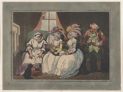 叔母への訪問、1794 年 12 月 20 日、1794 年 12 月 20 日 作： Thomas Rowlandson